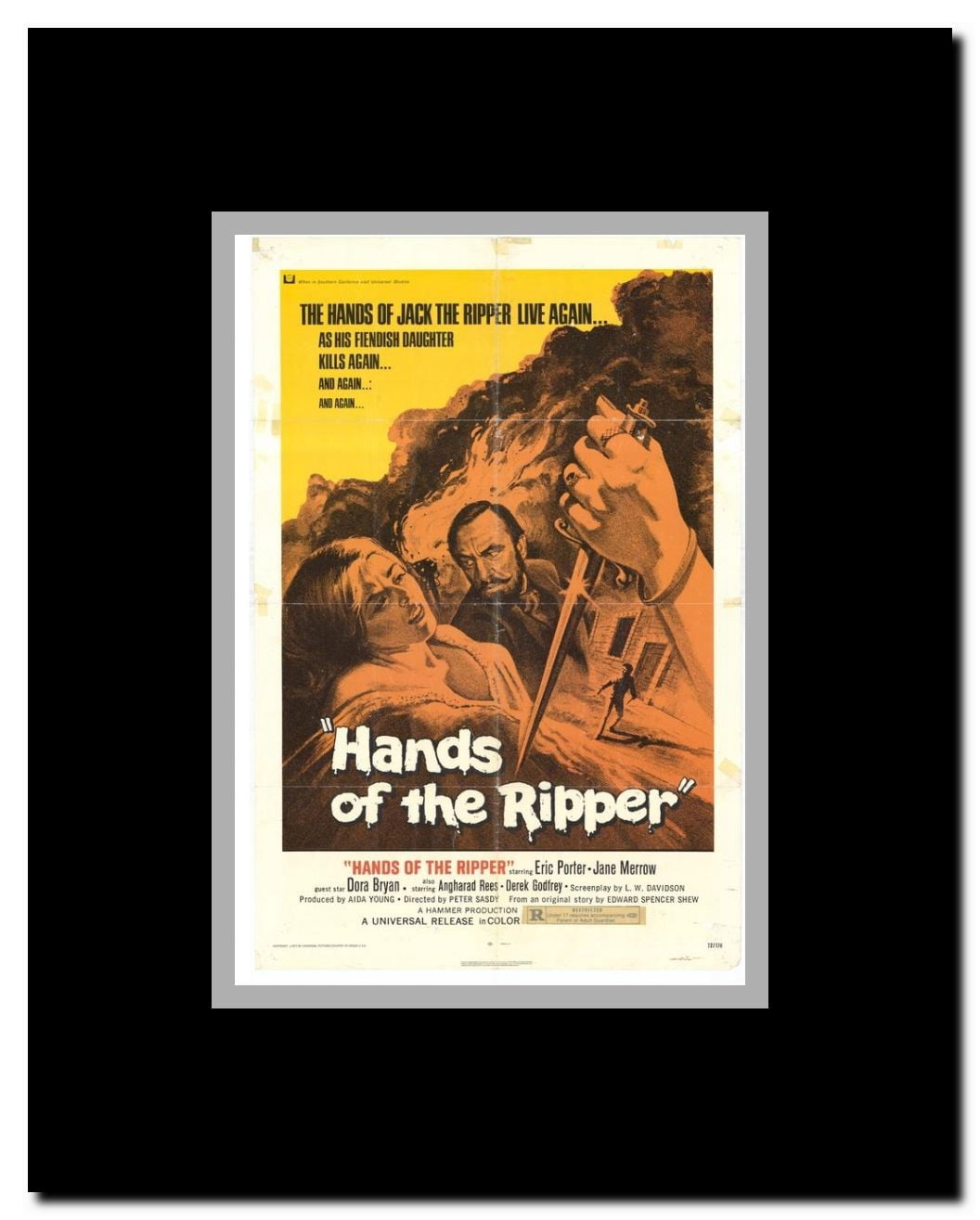 Hands of the Ripper Framed Movie Poster