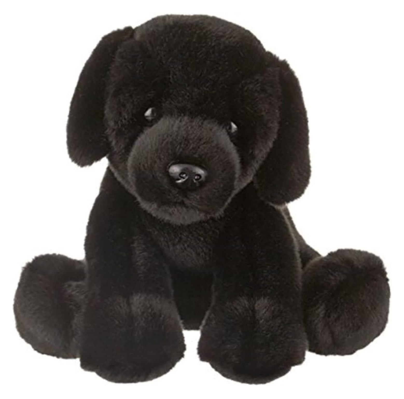Hands on Black Labrador Retriever 12 inch Stuffed Animal by
