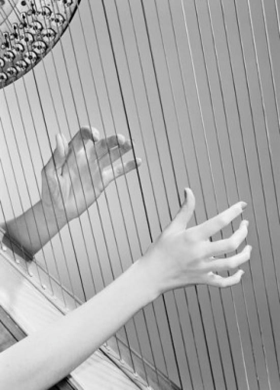 Hands playing harp Canvas Art - (24 x 36)