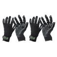 thumbnail image 1 of HandsOn Pet Grooming Gloves, Gentle Brush for Cats, Dogs and Horses, Black Medium, 2 Pair, 1 of 4