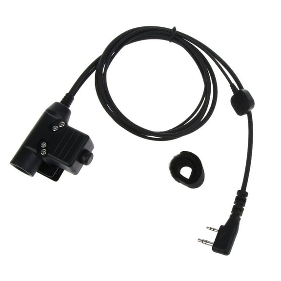 Handsfree Finger PTT Throat Control Headphone for TK-3107 TK-3207 K Head Walkie