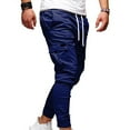 thumbnail image 1 of Handshe Men's Cargo Pants with Zipper Pockets Casual Comfortable Outdoor Workwear Sweatpants, 1 of 8