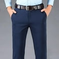 thumbnail image 1 of Handshe Men's Casual Suit Pants with High Waist Wrinkle-Resistant No-Iron Business Formal,Plus Size, 1 of 4
