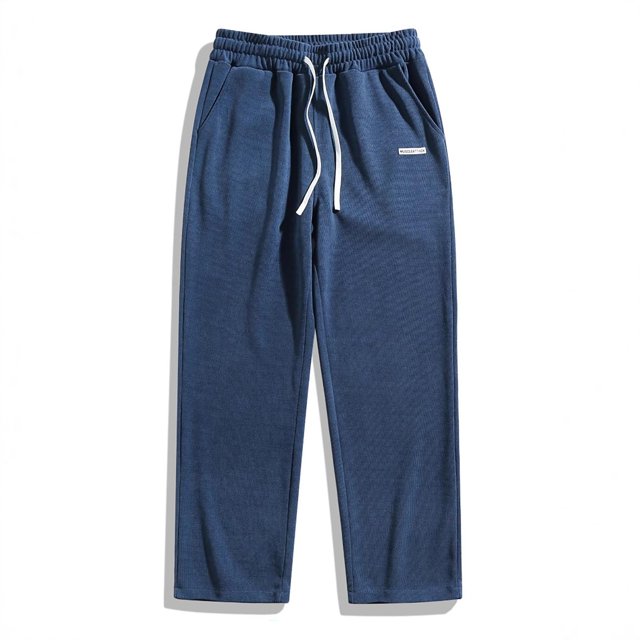 Handshe Men's Corduroy Joggers, Stretchy Elastic Waist for Running and Workout, Lightweight Athletic Pants for Gym and Casual Daily Wear