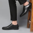 thumbnail image 1 of Handshe Men's Dress Shoes – Summer Soft Sole Business Casual in Solid Color for Formal Wear,Plus Size, 1 of 8