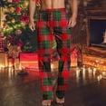 thumbnail image 1 of Handshe Men's Home Sleep Pants, Printed Design Straight Leg Lounge Pants for Men, Comfortable Casual Wear for Home Relaxation,Plus Size, 1 of 5
