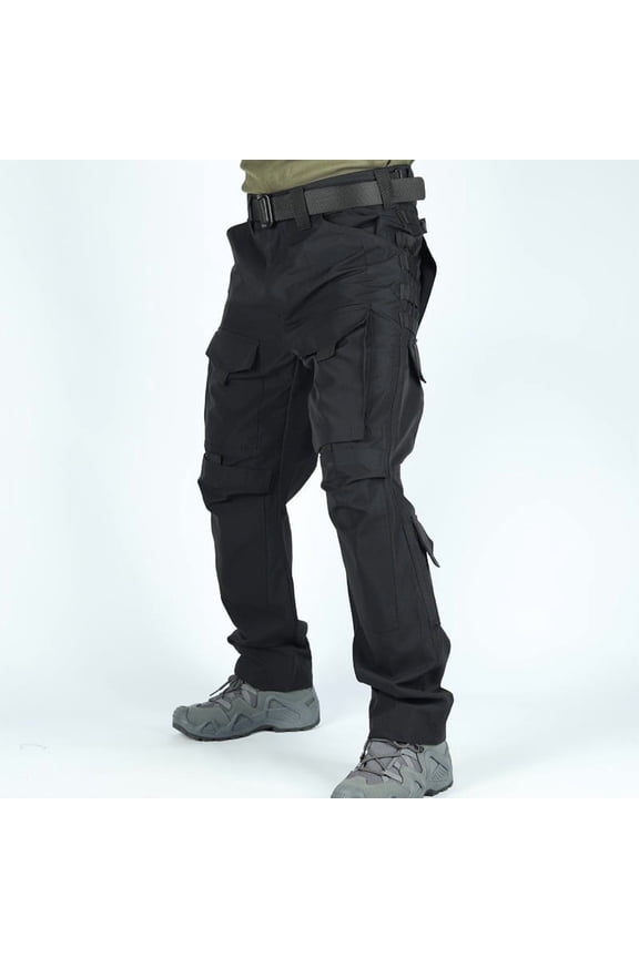 Men's Pants with Multiple Pockets and Stretch, Waterproof Outdoor for Work, Travel and Daily Use
