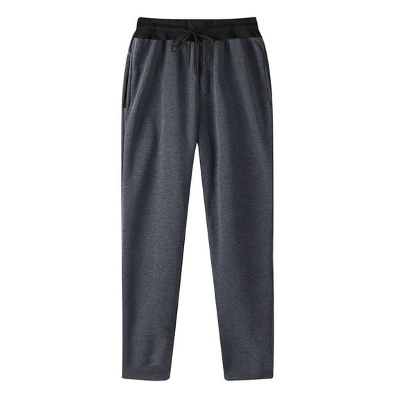 Handshe Men's Sport Sweatpants, Elastic Waist with Color Blocking Design, Casual and Stylish for Outdoor Activities and Daily Wear