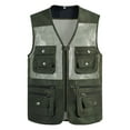 thumbnail image 1 of Handshe Men's Stylish and Practical Sleeveless Work Vest - Standing Collar, Multi - Pocket for Outdoor Photography & Sports, 1 of 6