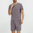 thumbnail image 1 of Handshe Men's Summer Round Neck Short - Sleeved T - Shirt & Shorts Set, 1 of 4