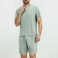 thumbnail image 1 of Handshe Men's Summer Round Neck Short - Sleeved T - Shirt & Shorts Set, 1 of 4