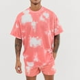 thumbnail image 1 of Handshe Men's Summer Tie - Dye Print 2 - Piece Sport & Leisure Set, 1 of 9
