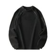 thumbnail image 1 of Handshe Men's Tactical Stand Collar Sweatshirt, Warm Casual Solid Color Autumn Winter Pullover, Outdoor Camping Hiking Casual Wear,Plus Size, 1 of 7