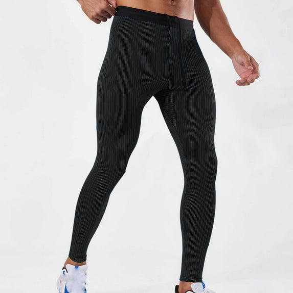 Handshe Men's Yoga Pants, Stretch Solid Color with Pockets and Drawstring Waist, Gym & Fitness Sweatpants for Casual Training and Daily Wear