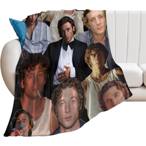 Handsome #2 Jeremy Allen White Blanket Throw Blankets Ultra Soft Flannel Lightweight Throws for Couch, Bed, All Seasons Use 40""*50"" (100 * 130cm), Style-5