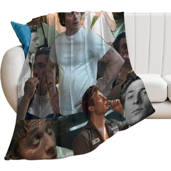 Handsome #2 Jeremy Allen White Blanket Throw Blankets Ultra Soft Flannel Lightweight Throws for Couch, Bed, All Seasons Use 40""*50"" (100 * 130cm), Style-5
