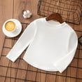 thumbnail image 1 of Handsome Crew Neck Long Sleeve Undershirt For Boys Comfortable Kids Base Layer Shirt T-Shirts Kids Short Sleeve Crewneck Solid Basic Tees Casual Tops, 1 of 4