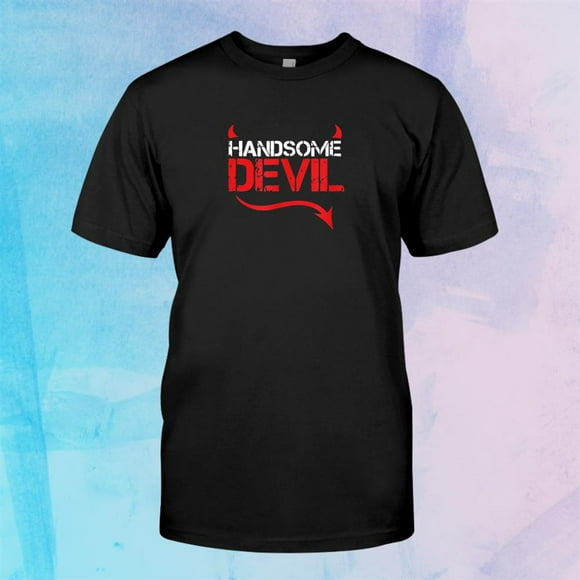 Handsome Devil For Good Looking Husbands Shirt Gift Black Size up to 4XL