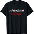 thumbnail image 1 of Handsome Devil T-Shirt Thanksgiving Matching Costume Shirt, 1 of 3