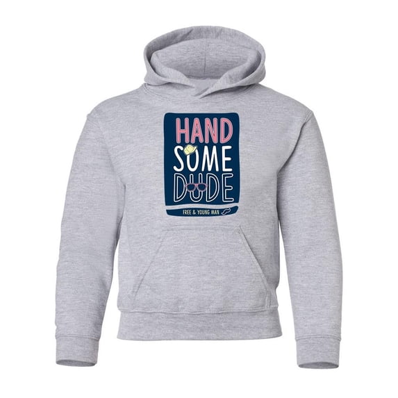 Handsome, Free And Young Hoodie Juniors -Image by Shutterstock, Large