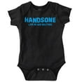 thumbnail image 1 of Handsome Like My Big Brother Siblings Bodysuit Jumper Boys Infant Baby Brisco Brands 24M, 1 of 6