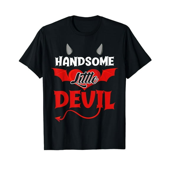 Handsome Little Devil - Happy Halloween Costume T-Shirt