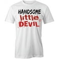 thumbnail image 1 of Handsome Little Devil T-Shirt | Cool Halloween White Tee Gift, 1 of 5