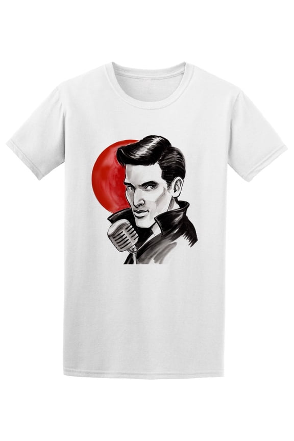 Handsome Man Retro Microphone
Tee Men's -Image by Shutterstock