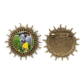 thumbnail image 1 of Handsome Puppy Pet Photography Picture Metall Sonne Brosche Haken Pin, 1 of 3