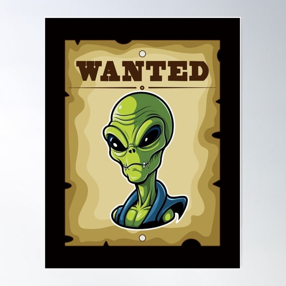 Handsome Wanted Poster Wall Art, Modern Wall Decor For Living Room Bedroom, 24x36 UNFRAMED