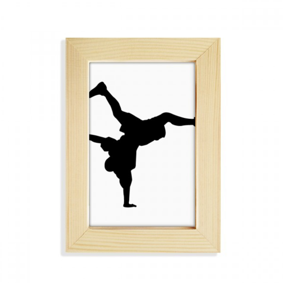 Handstand Breaking Dancer Sports Desktop Display Photo Frame Picture Art Painting 5x7 inch