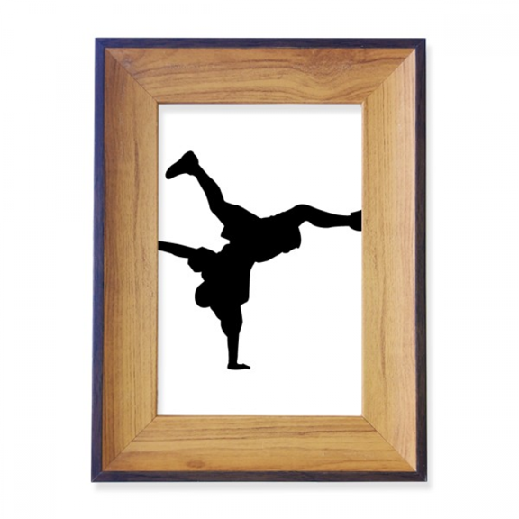 Handstand Breaking Dancer Sports Photo Frame Exhibition Display Art Desktop Painting