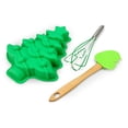 thumbnail image 1 of Handstand Kitchen Christmas Tree 3-piece Real Cake Baking Set with Recipes, 1 of 7