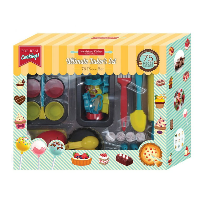 JDS Toy Store Ultimate Easy Bake Accessory Kit, Includes 4 Pans, 1 Cupcake  Tray, 75 Cupcake Liners, and a Spatula