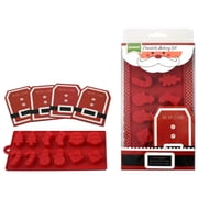 Handstand Kitchen Silicone Presents for Santa Chocolate Mold with Recipe Cards