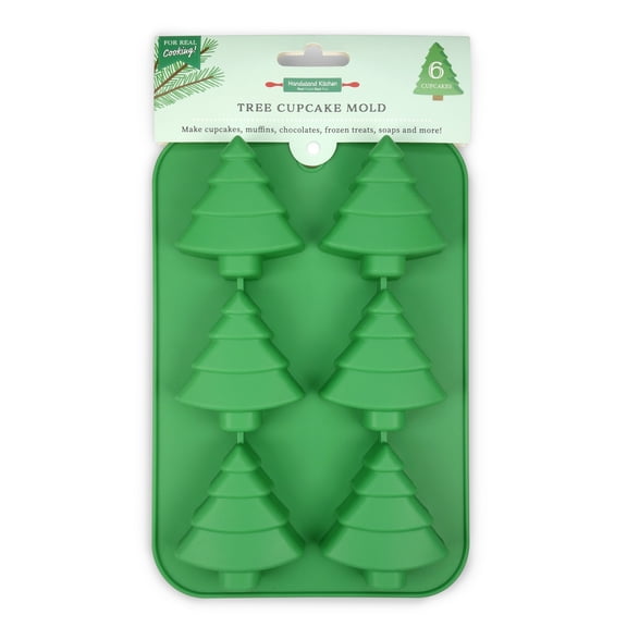 Handstand Kitchen Christmas Tree Shaped Cupcake Mold