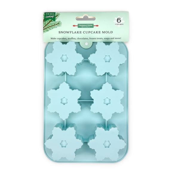 Handstand Kitchen Winter Wonderland Snowflake Shaped Cupcake Mold