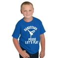 thumbnail image 1 of Handstand Posse Lets Play Gymnastics Boys Kids T Shirt Tees Tops Teen Brisco Brands L, 1 of 6