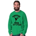 thumbnail image 1 of Handstand Posse Lets Play Gymnastics Men's Long Sleeve Tee T Shirt Brisco Brands 3X, 1 of 6
