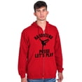 thumbnail image 1 of Handstand Posse Lets Play Gymnastics Men Big & Tall Zip Hoodie Brisco Brands 5X, 1 of 6