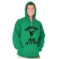 thumbnail image 1 of Handstand Posse Lets Play Gymnastics Zip Hoodie Sweatshirt Men Brisco Brands 5X, 1 of 6