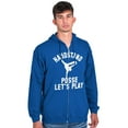 thumbnail image 1 of Handstand Posse Lets Play Gymnastics Zip Hoodie Sweatshirt Men Brisco Brands M, 1 of 6