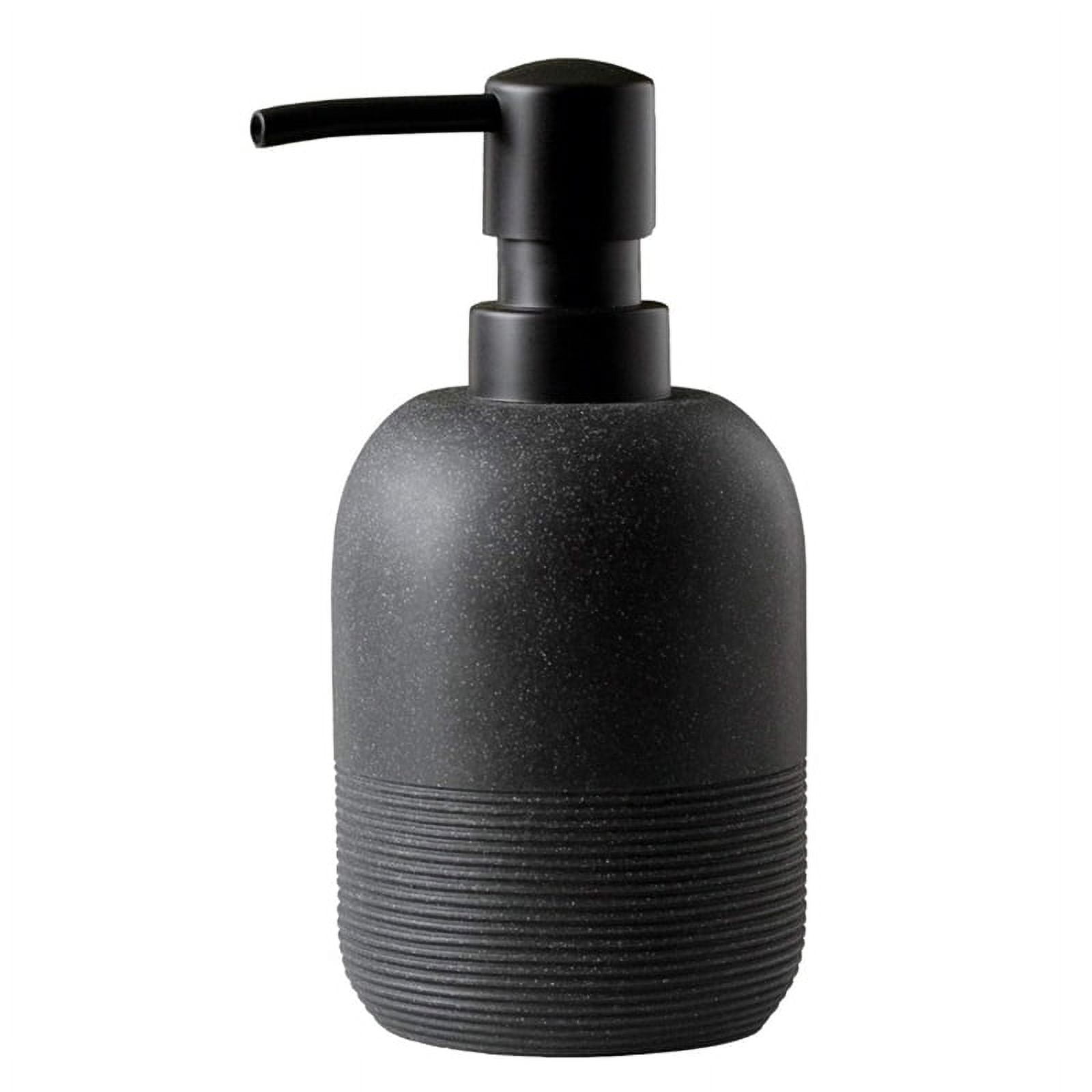 Handwashing Fluid Dispenser ,Soap Dispenser for Bathroom Countertop,Dish Wash Soap Dispenser for Kitchen(Black)