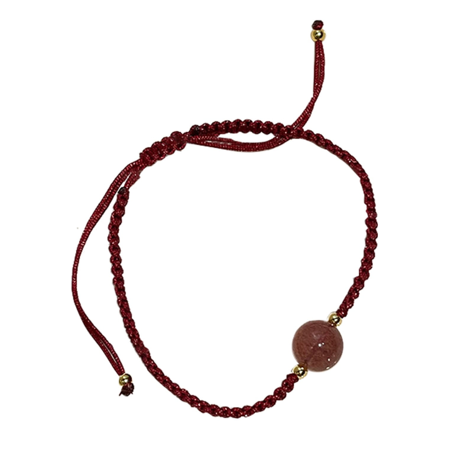 Handwoven Bracelets Red Black String Knot Bracelets Eye Adjustable