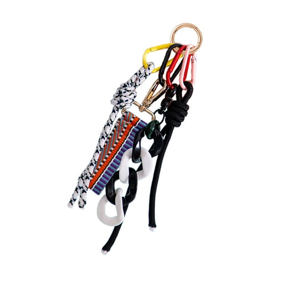 Handwoven Braided Rope Phone Fashionable Key Cord Unique Bag Decoration for Sophisticated Women and Girls