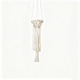 thumbnail image 1 of Handwoven Cotton Tassel Hanging Planter Net – Macrame Plant Holder for Indoor Outdoor, Boho Ceiling Hook Pot Basket, Space-Saving Gift, 1 of 7
