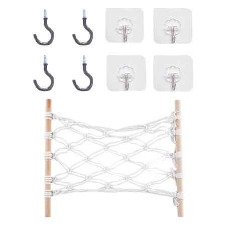 Handwoven Fruit Hammock Saves Counter Storage Kitchen Decor - 30x40cm