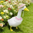 thumbnail image 1 of Handwoven Garden Duck Hat And Collar Set Multiple Colors Adjustable Decor Accessories Ideal For Outdoor Tea Parties And Yard Landscape Accents, 1 of 7