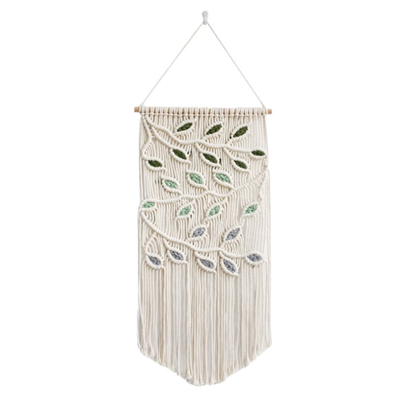 Handwoven Leaf Hanging Tapestry Decorative Ornament Art Crafts
