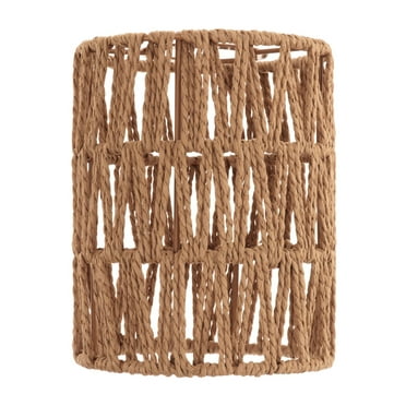 Handwoven Pendant Lamp Shade Boho Lampshade for Wall Sconce Rustic Ceiling Light 1pcs